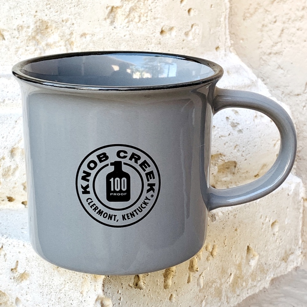 KNOB CREEK Ceramic Promo Coffee Mug WHISKEY Tea Cup 100 PROOF Mug